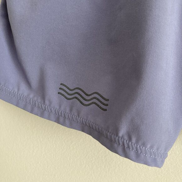 Janji Traverse 2-in-1 Running Shorts Mens Small Blue Purple Lined 7" Inseam - Picture 7 of 8